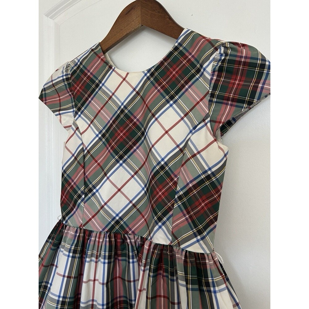 Polo Ralph Lauren Girl Dress Size 8 Classic Plaid Holiday Christmas Preppy - Picture 2 of 9